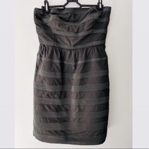 J. Crew rugby stripe Ginny strapless dress